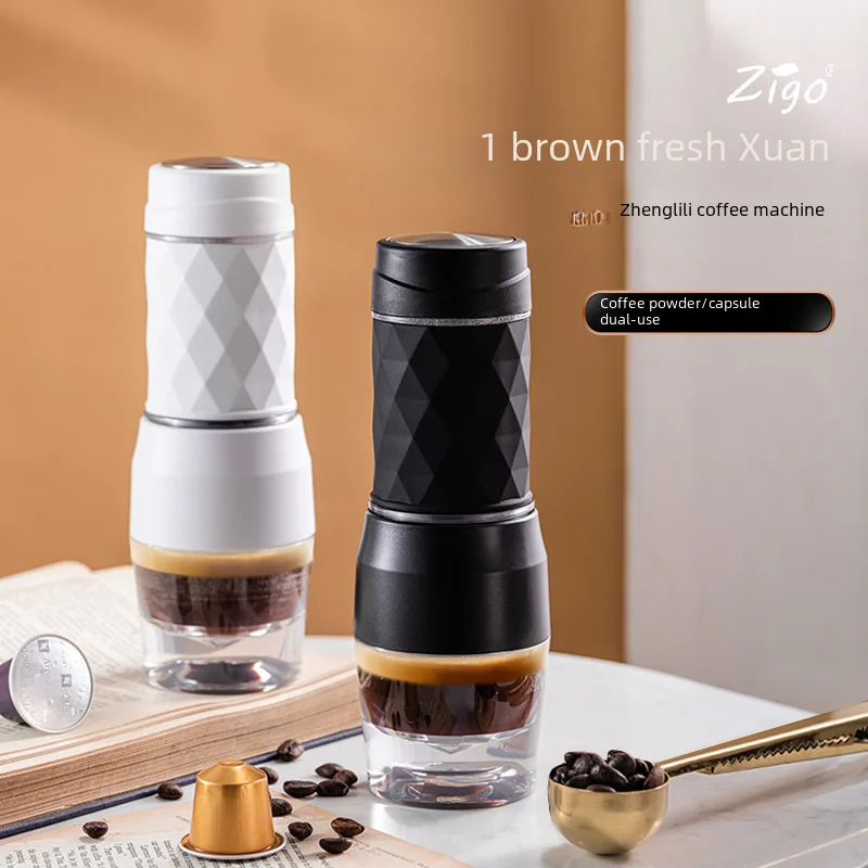 Manual portable hand pressure espresso machine outdoor accompanying mini coffee cup a generation of hair Accesorios cafe Tamper