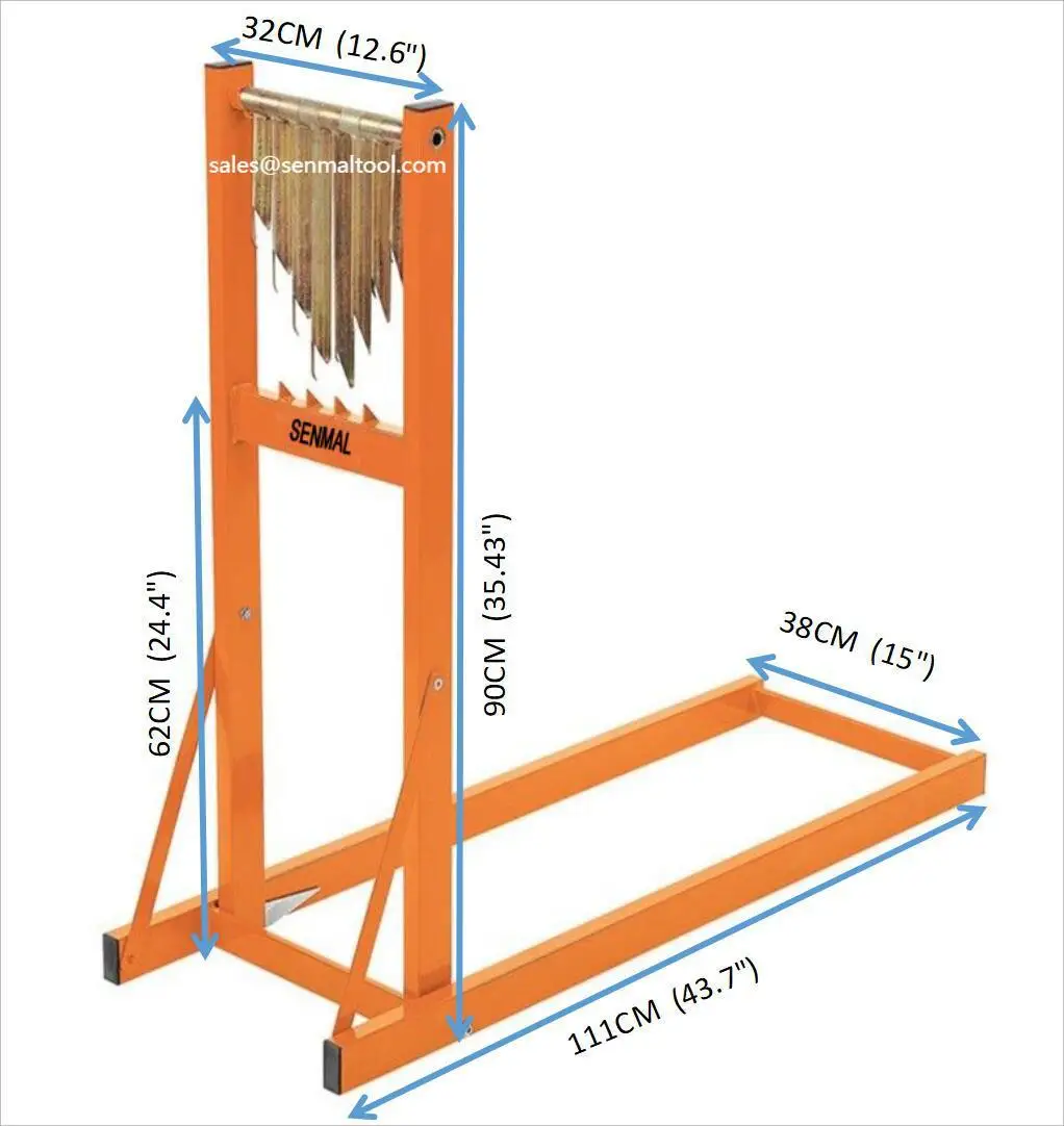 Thick section portable foldable saw stand log stand saw stand saw horse woodworking workbench saw table