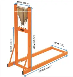 Thick section portable foldable saw stand log stand saw stand saw horse woodworking workbench saw table