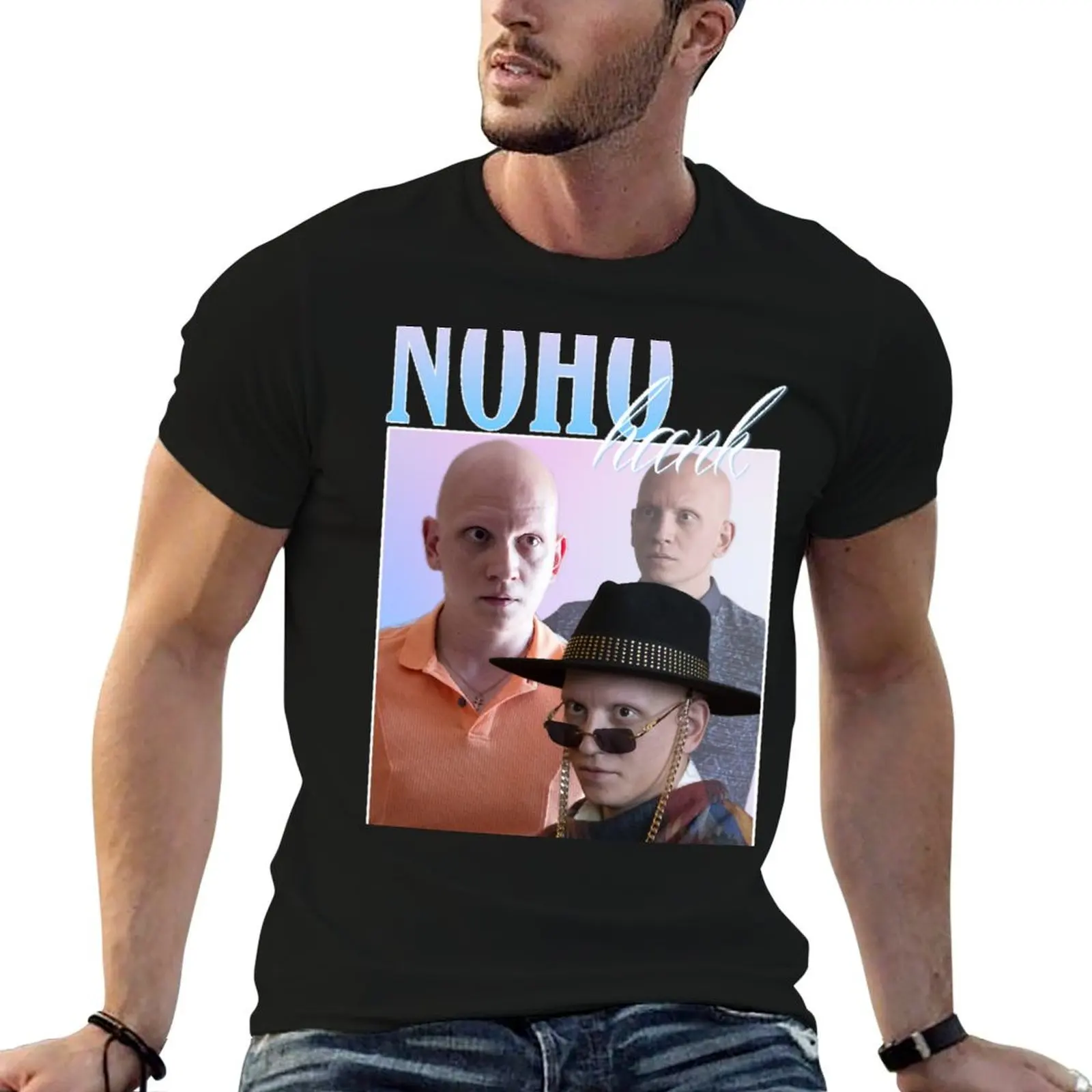 

NoHo Hank 90s Vintage Retro Design T-Shirt cotton tshirt 100% t shirts with prints t shirt custom print T-Shirt