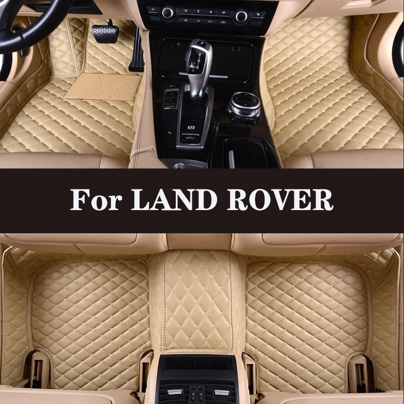 

Full Surround Custom Leather Car Floor Mat For LAND ROVER Discovery (3 / 4 / 5 ) Range Rover Sport Defender (7seat) Auto Parts