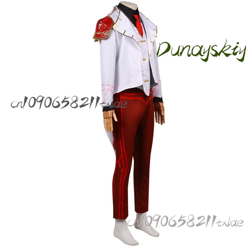 Jayce Cosplay Anime Gioco Lol Arcane Uniforme Cappotto Vestito Parrucca Per Donna Uomo Halloween Festa Di Natale Cos Gioco di Ruolo Arcane Personalizzato