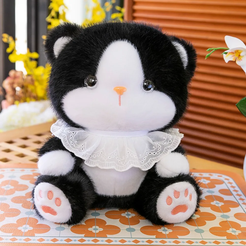 

Милый кружевной шарф с котиком, мягкая плюшевая игрушка-котёнок для детей