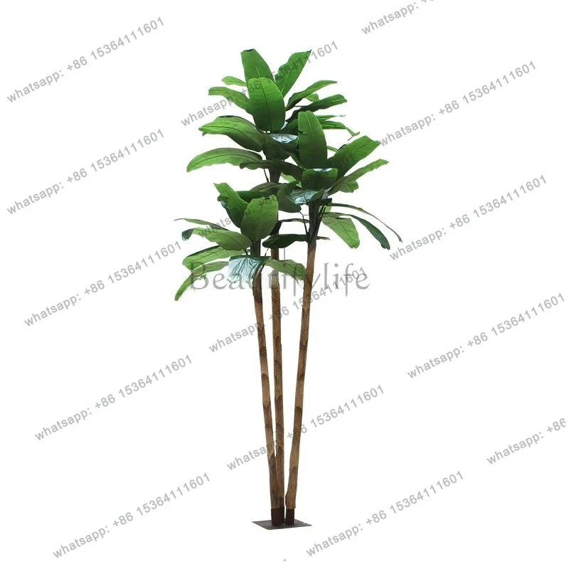 simulated banana tree indoor and outdoor fake tree potted plant large decoration floor green plant