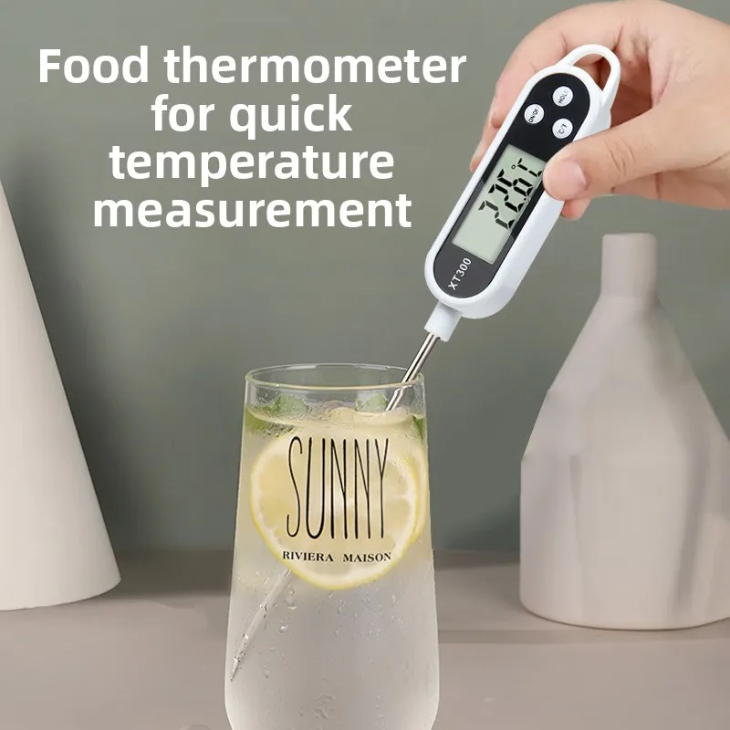مسبار ميزان حرارة الطعام لقياس درجة حرارة زيت الماء والحليب والخبز والمطبخ يستخدم الطفل في درجة الحرارة الداخلية