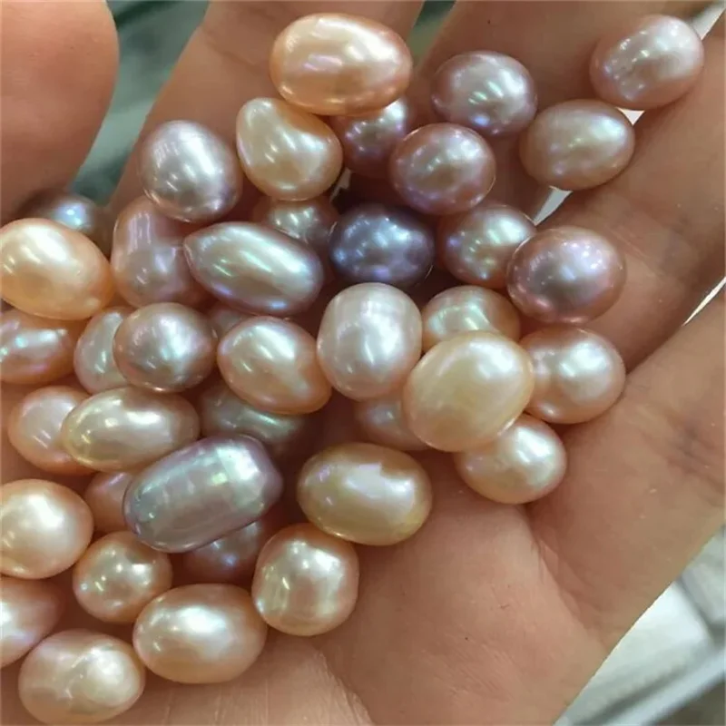 Zhuji Cultured Natural Freshwater Pearl 3A 4A High Quality Bead White Pink Purple Drop Loose Pearls for Jewelry Making 5
