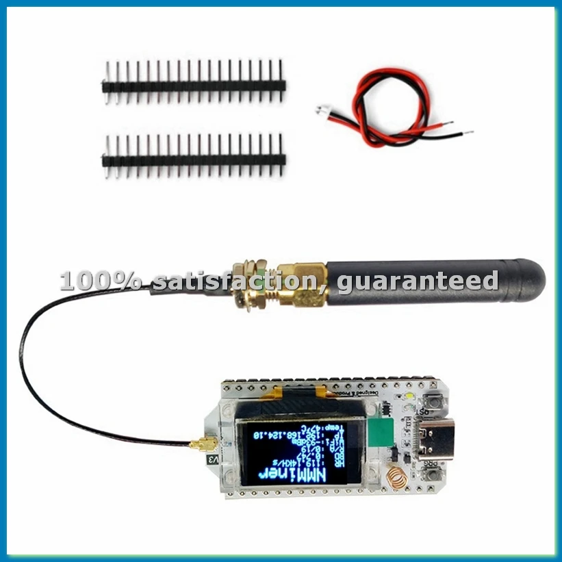 

Nerdminer с хешрейтом 119KH/S, 0.96-дюймовым OLED-экраном, для майнинга Bitcoin Solo, лотерейного майнинга BTC, ESP32-A51M