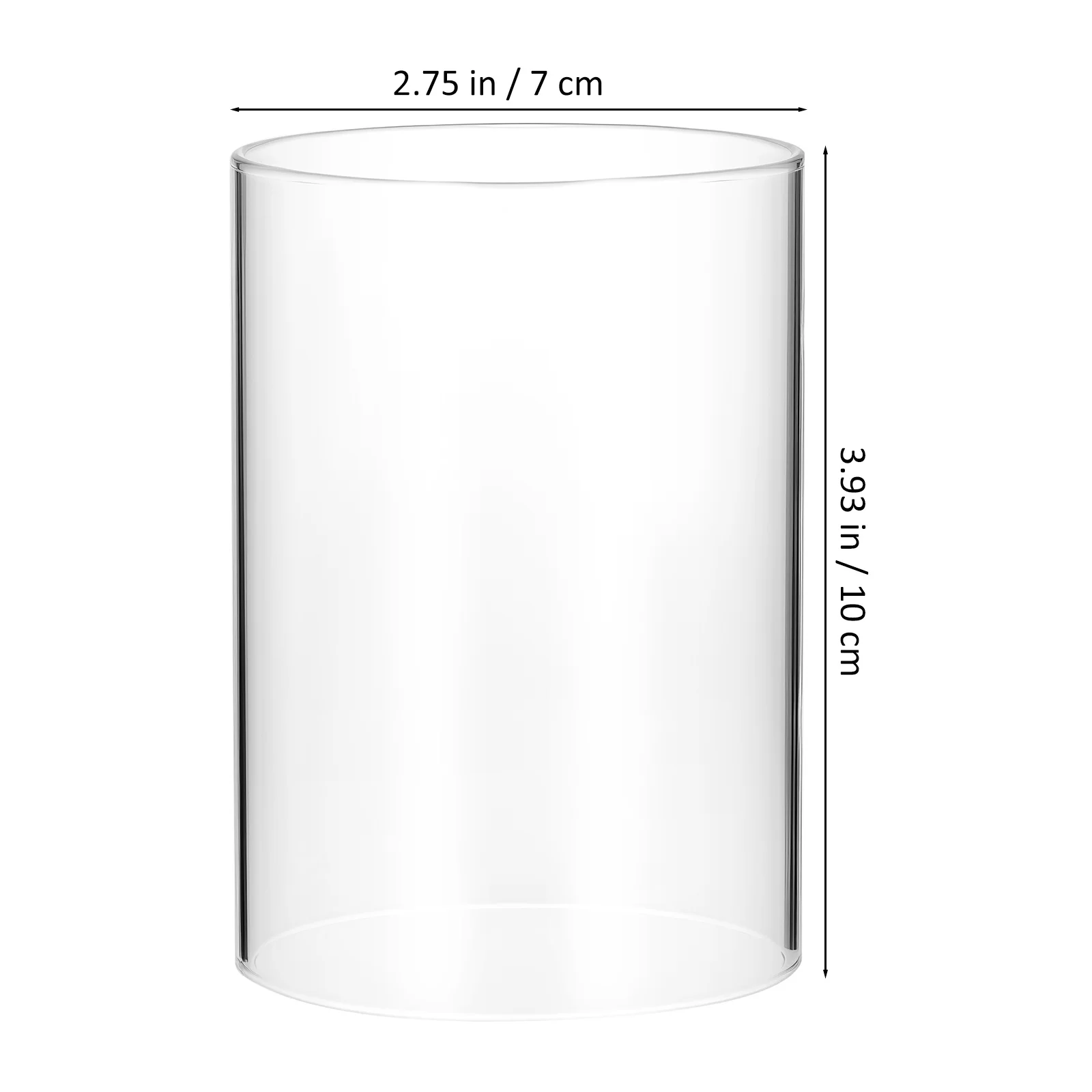 حامل زجاجي شفاف ممتاز، هيكل فريد من نوعه، ديكور إبداعي، حماية من اللهب، حامل زجاجي لديكور المنزل