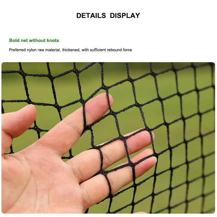 

High Quality 2.05m X 1.85m Small Size Tennis Training Rebound Practice Wall Rebounder Net Tennis Backboard Net