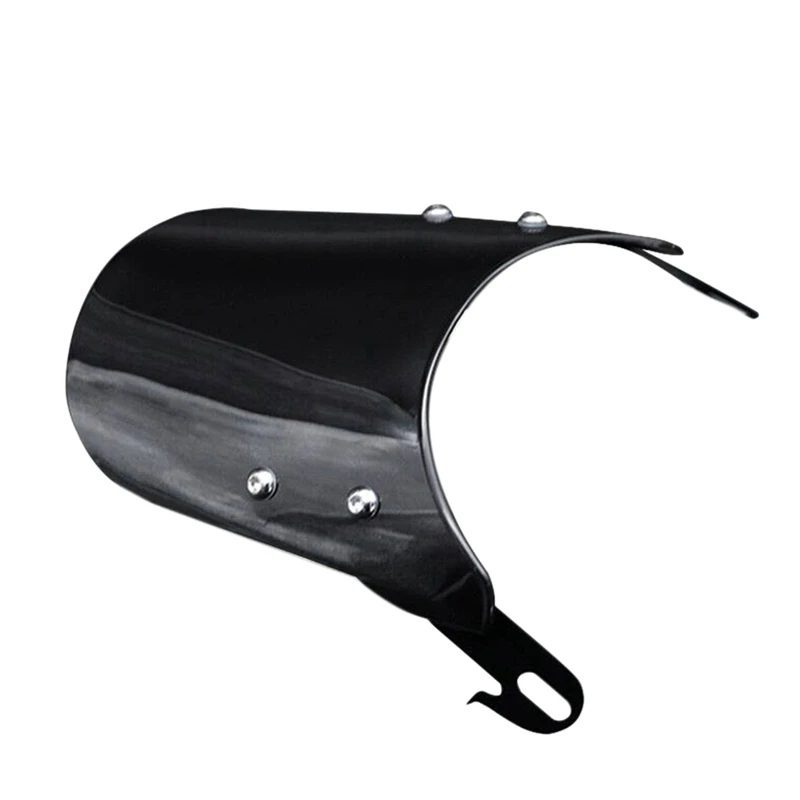 2Pcs Motorcycle Universal Accessories: 1 Pcs Headlight Windshield & 1 Pcs 7 Inch Motorcycle Grill Side Headlight Cover