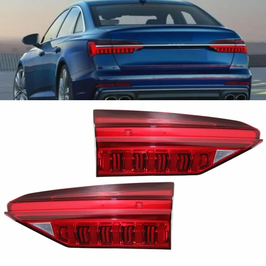 

LED Rear stop Tail Light Brake light for Audi A6 C8 2019+