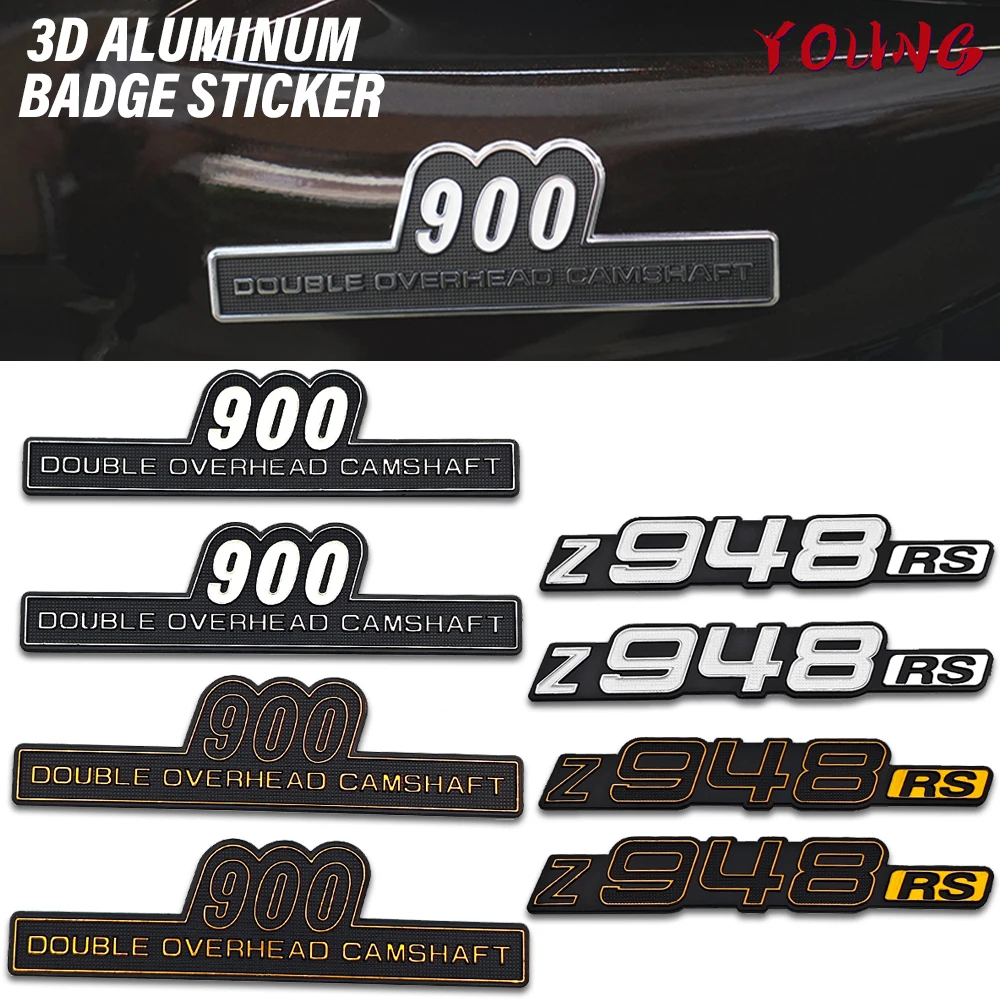 For KAWASAKI Z900RS Z900 Z948RS Z 900 Z900 RS Z948 RS Motorcycle Accessories Decoration 3D Aluminum Badge Sticker