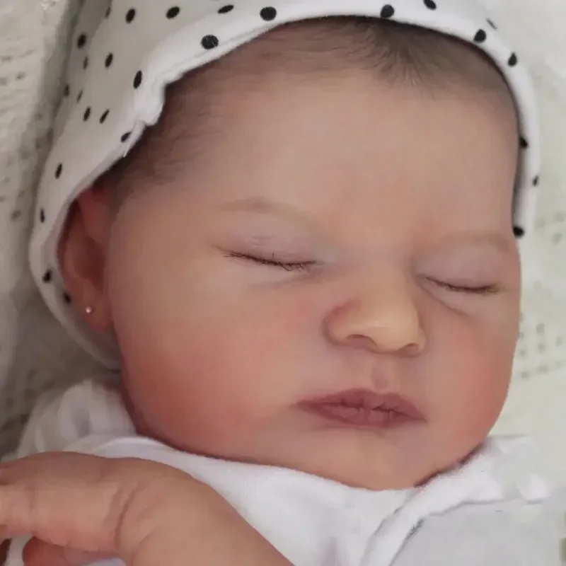 21 polegada 52cm já pintado terminado boneca reborn laura artesanal reborn preemie bebê recém-nascido crianças brinquedo figura presente menina bonecas