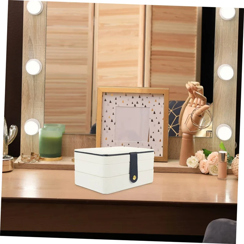 N98R صندوق تخزين المجوهرات المنزلية صندوق تخزين المجوهرات المحمول مناسب لتصنيف المجوهرات