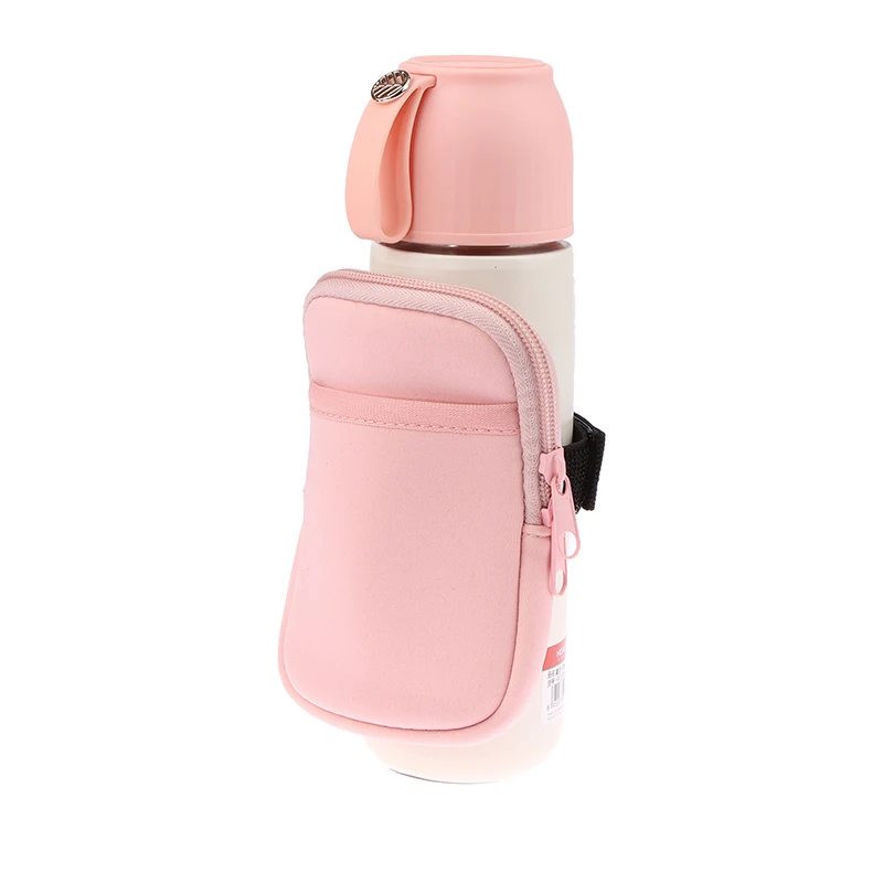 Multifunction Water Bottle Pouch for 40oz  Water Cup,Pocket for Cards, Keys, Wallet, Earphone