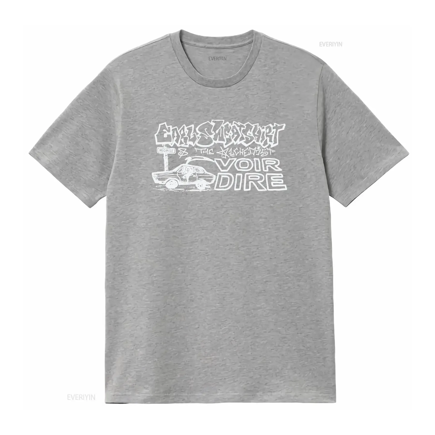 Earl SweaT T Shirt The Alchemist Heavy Cotton vintage lavado gráfico esticado roupas de grife homme Versátil Confortável