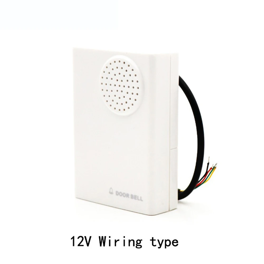 Practical Doorbell Wired Door Bell Compact Design Connect To 12V Battery Ding-Dong Door Chime Wired Electronic