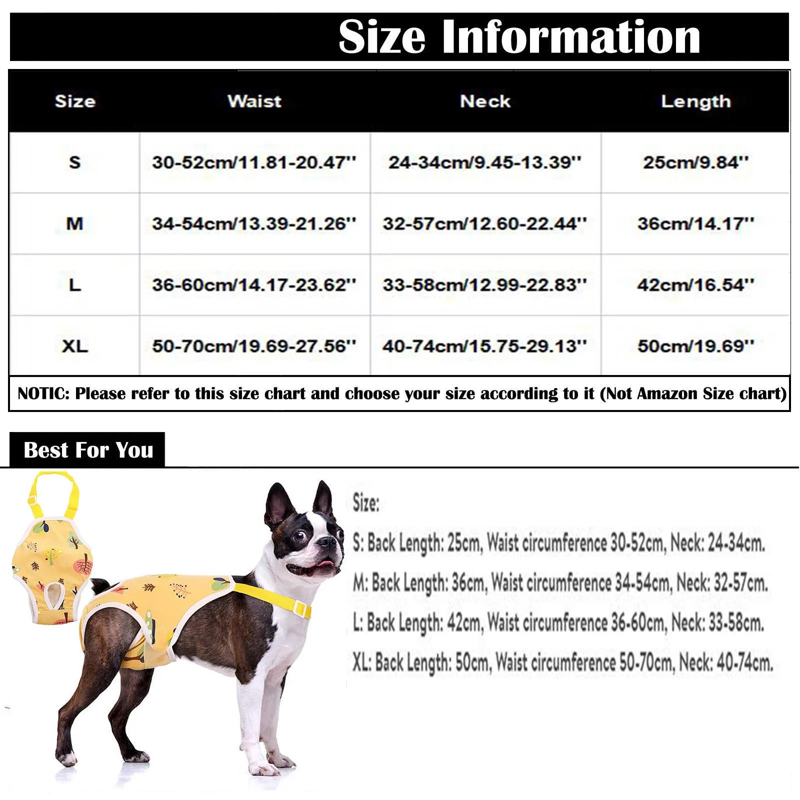 Dog Diaper Sanitary Panties With Suspenders, Pet Physiological Pants Adjustable Comfortable Underwear For Female Dogs