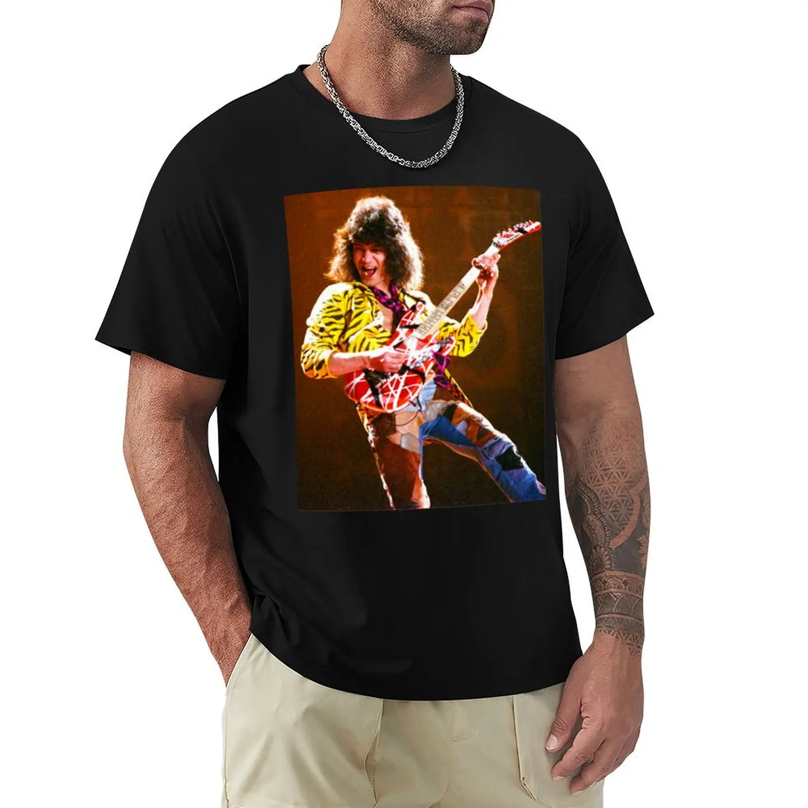 

EDDIE VAN HALENsss T-Shirt sweat blue archive mens t shirts pack