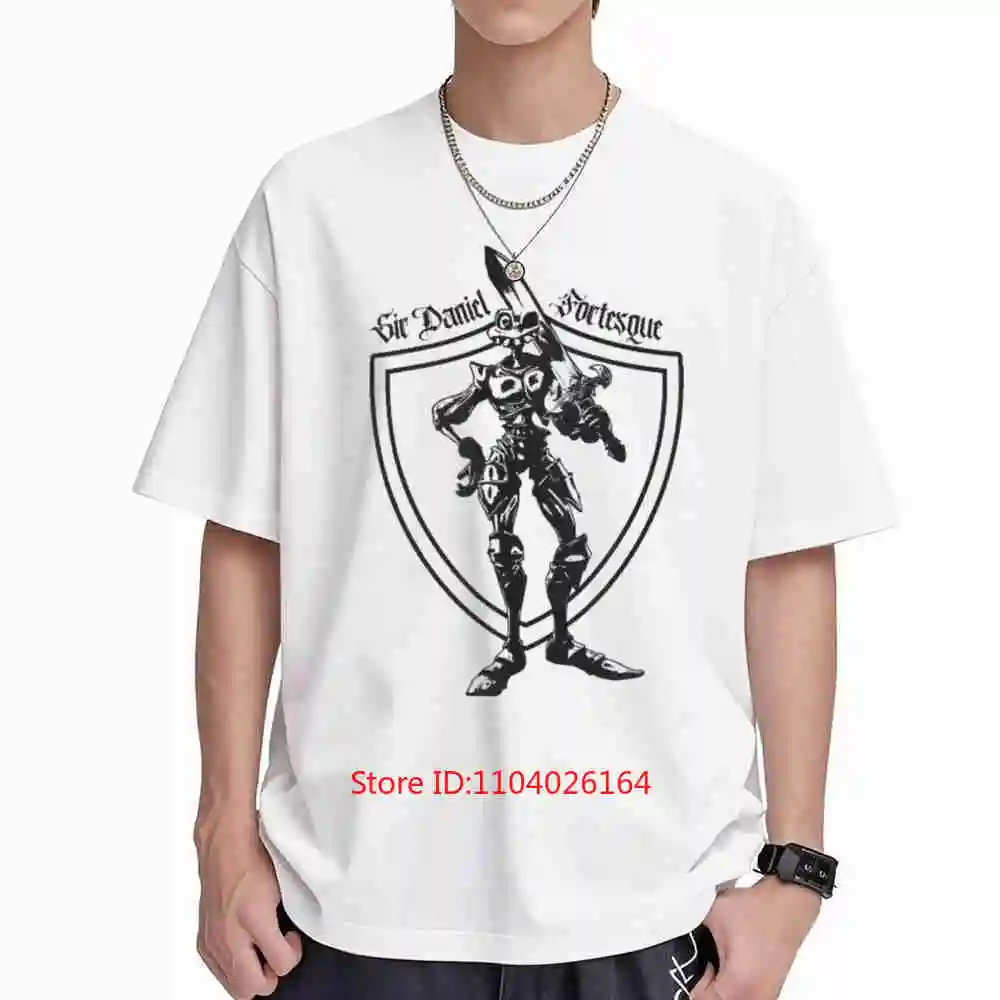 Medievil Sir Daniel Fortesque Retro Videogame Short Sleeve Tee 100% Cotton T-Shirt