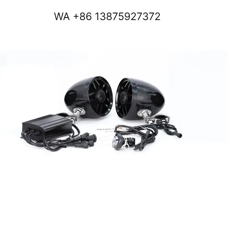 Wmwmnu Factory Direct ATV BT Audio System Motorcycle Stereo Radio Waterproof Speakers Marine Speaker FM MP3 UTV Amplifier USB