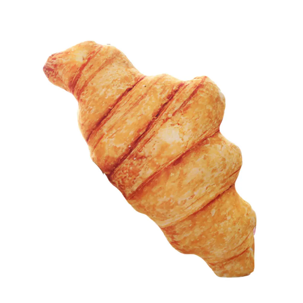 55 cm creatief broodkussen lendenkussen PP katoen gevuld croissantvorm zacht comfortabel thuiskantoor bankkussen