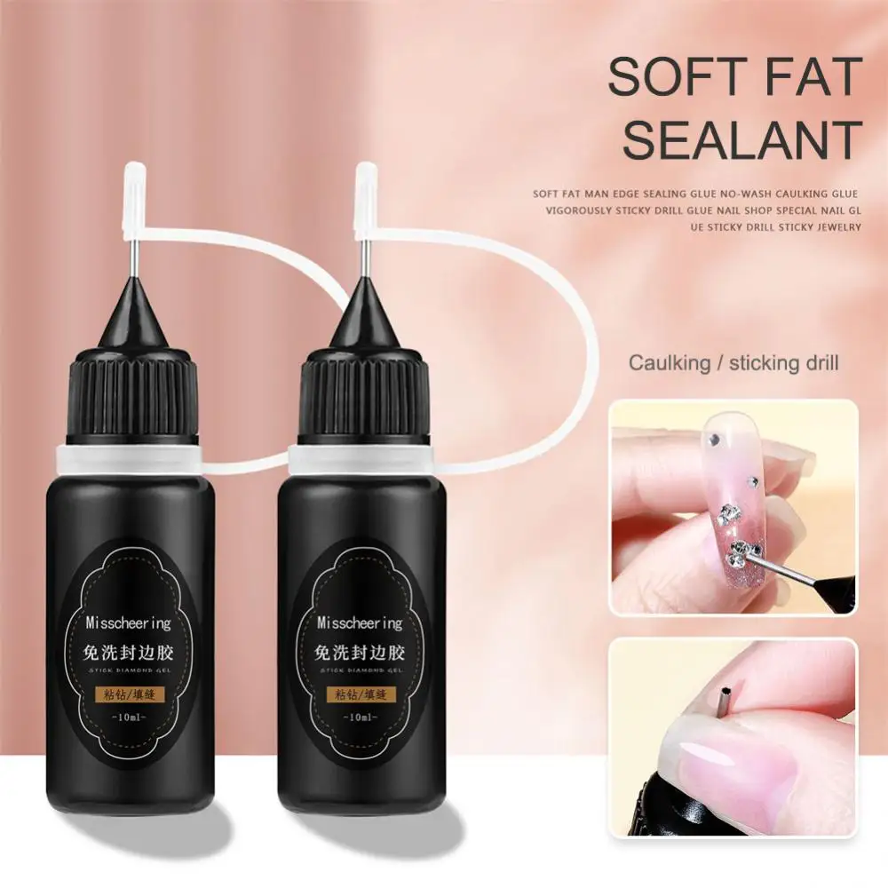 Strong Adhesive Versatile Professional Nail Glue For Nail Decorations Trendy Must-have No Wash Durable Secure Nail Glue Stylish