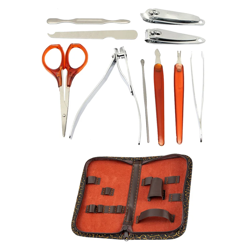 

Nail Scissors Set Scraper Tool Files Manicure Accessories Caring Tools Cuticle Nippers Clipper Stainless Steel Clippers