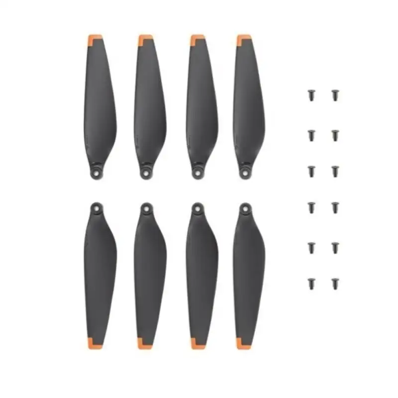8Pcs Balanced Propeller Blades, Orange Tip Replacement Props Blades with Screws for D-JI Mini 3 /Lito X1/Lito1 Drone