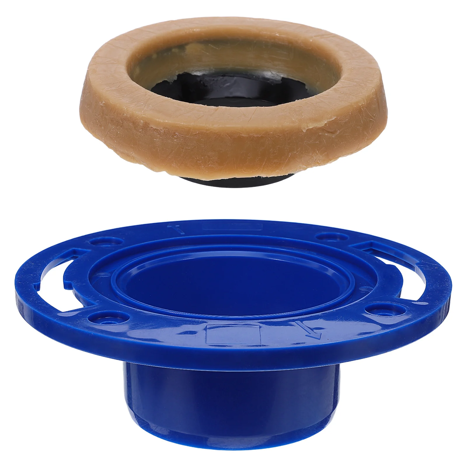 

2pcs Flange Wax Ring Kit Universal Toilet Bowl Gasket Replacement Leakproof Sealing Design Easy Install Bathroom Repair Parts