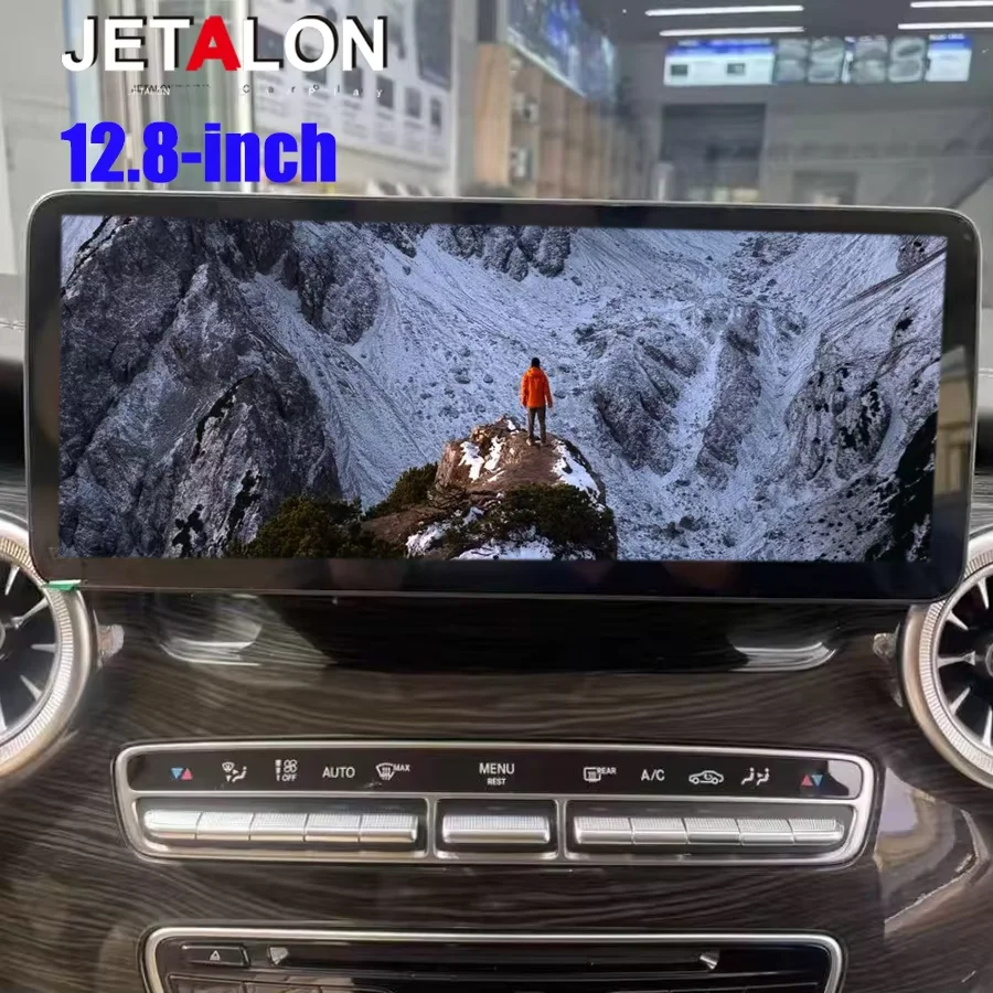Linux Multimedia Screen CarPlay For Mercedes-Benz W205 W176 GLC A C V Class W447 CLA GLA 2008-2018 Android Auto Car Radio HU M