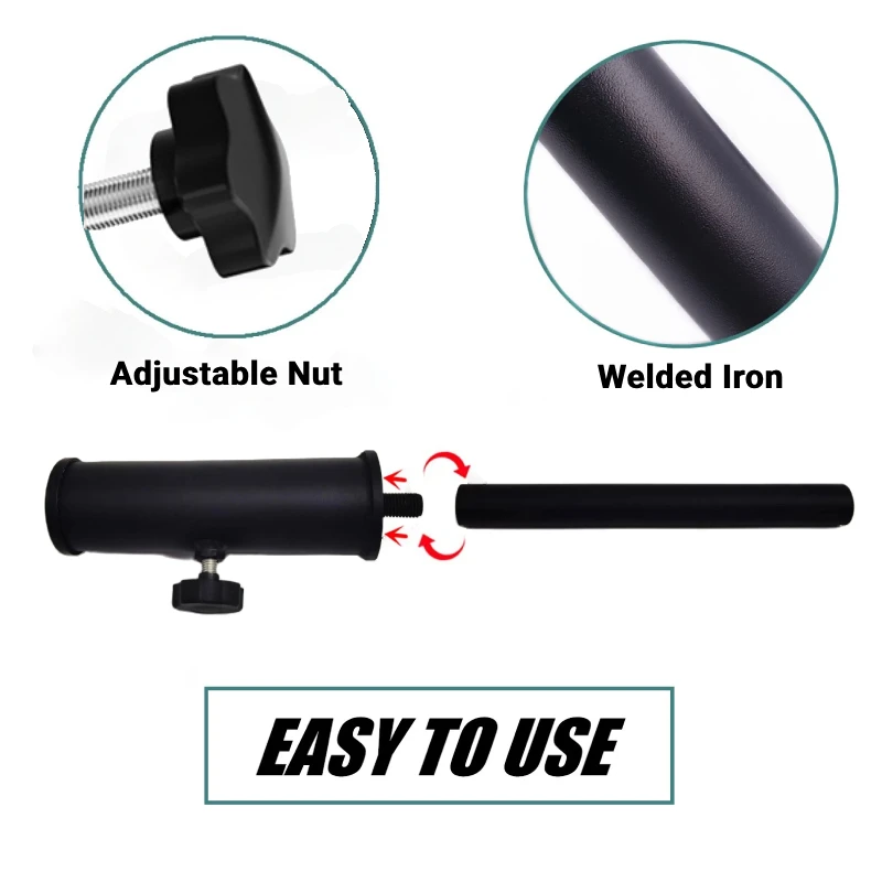 Home Gym Strength Training Equipment, Straight Bar Landmine Handle Attachment for Deadlift Squat, Single Arm Row, Press Workout,