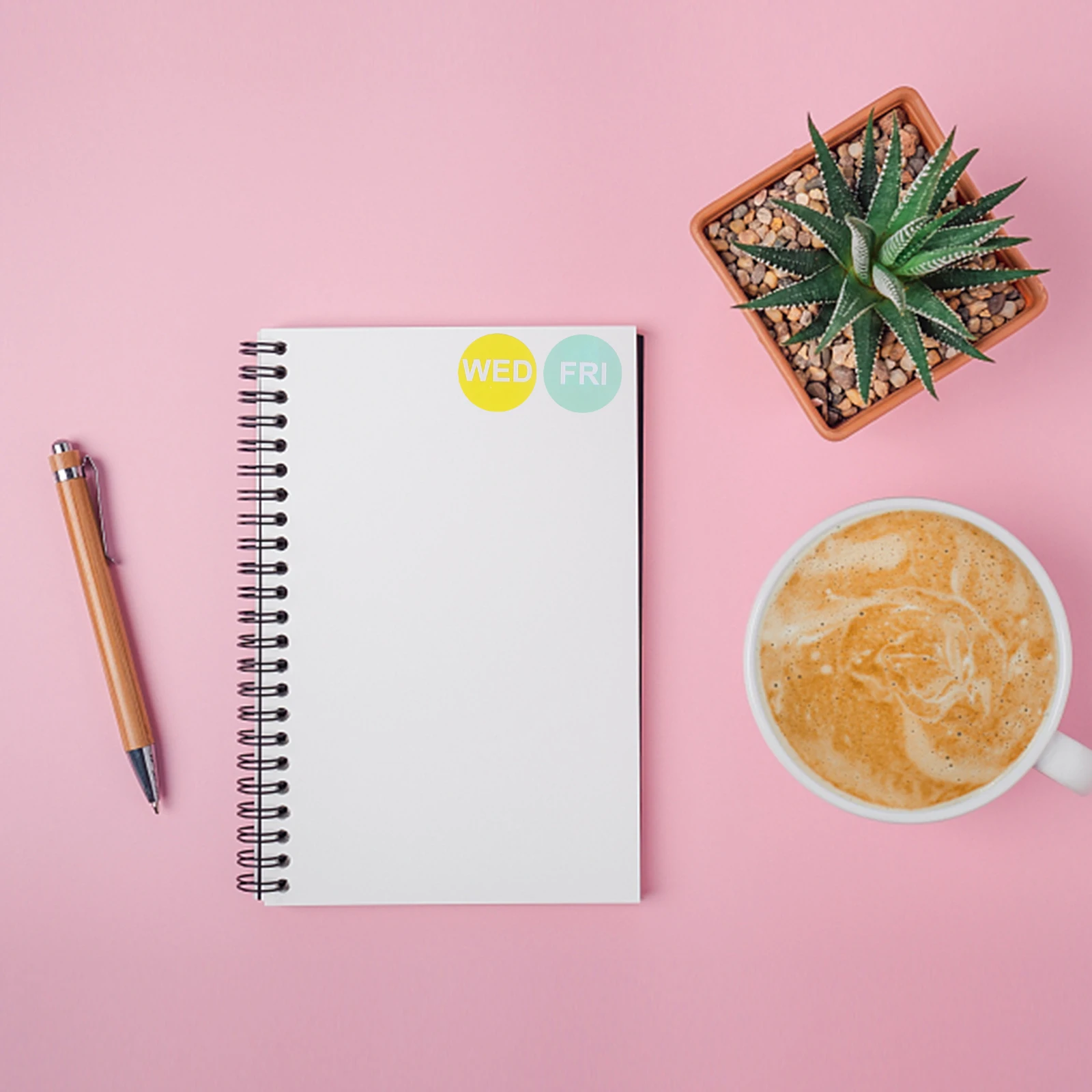 

7 Rolls Date Mark Stickers Colorful to SUN Labels Adhesive Weekday Organizer Days of Week Dots File Folder Tags