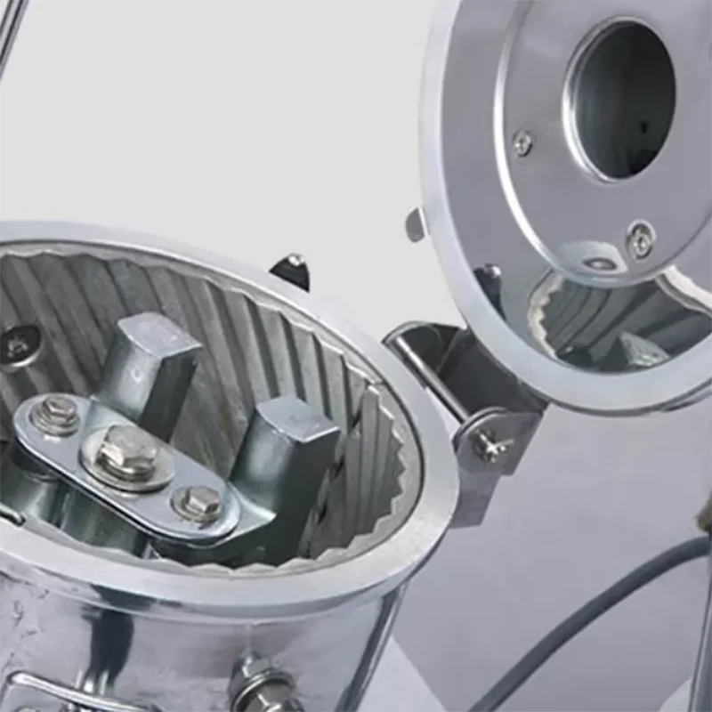 Molinillo de polvo de cúrcuma, especias de grano, máquina trituradora pulverizadora portátil de laboratorio pequeña automática de bajo costo