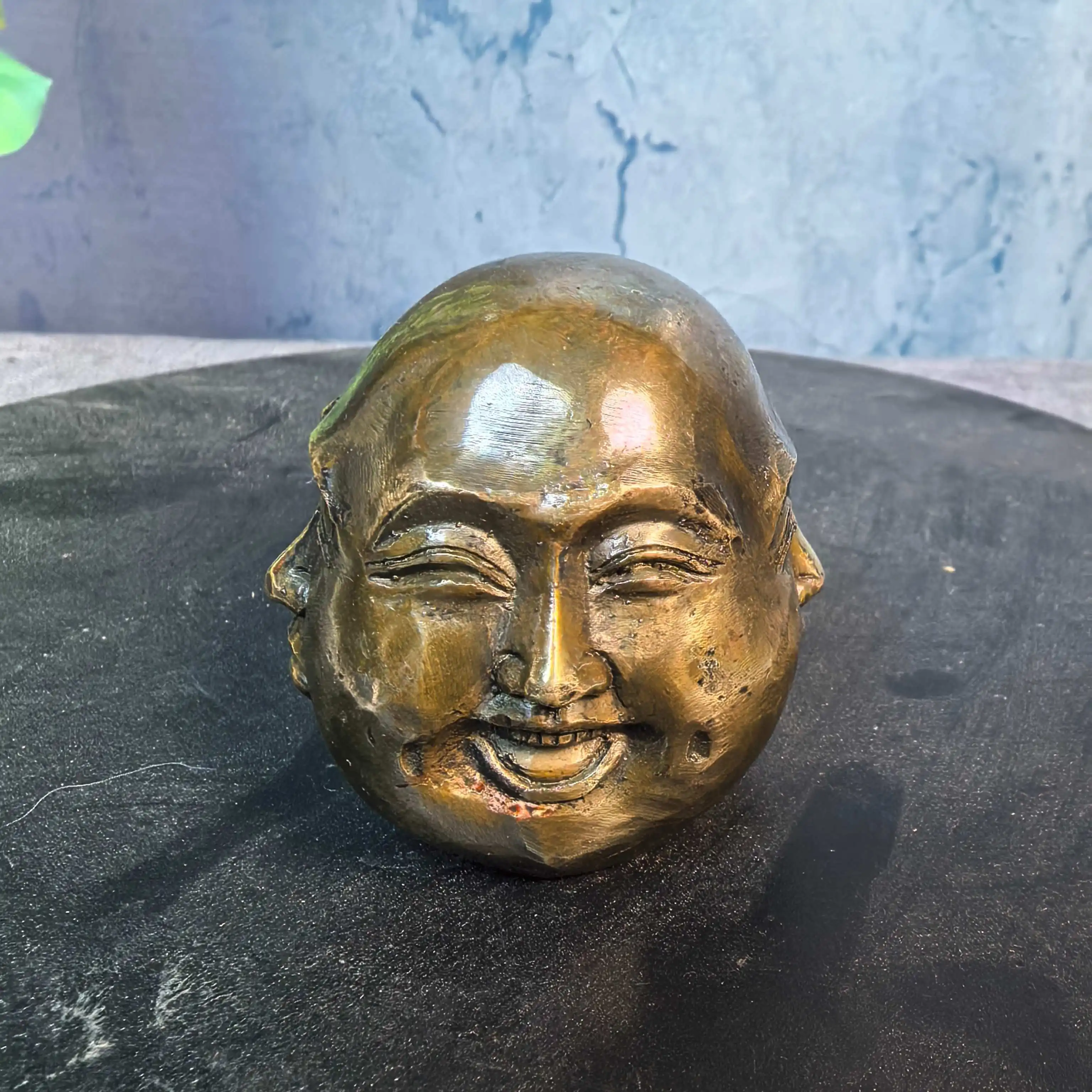 

Резьба по латуне, радость, гнев, соробе, счастье, украшение рабочего стола для домашнего фойе