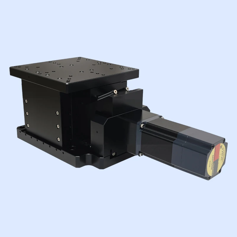 High-precision electric wedge-type lifting platform, travel 60mm, repeatability positioning accuracy ±3μm