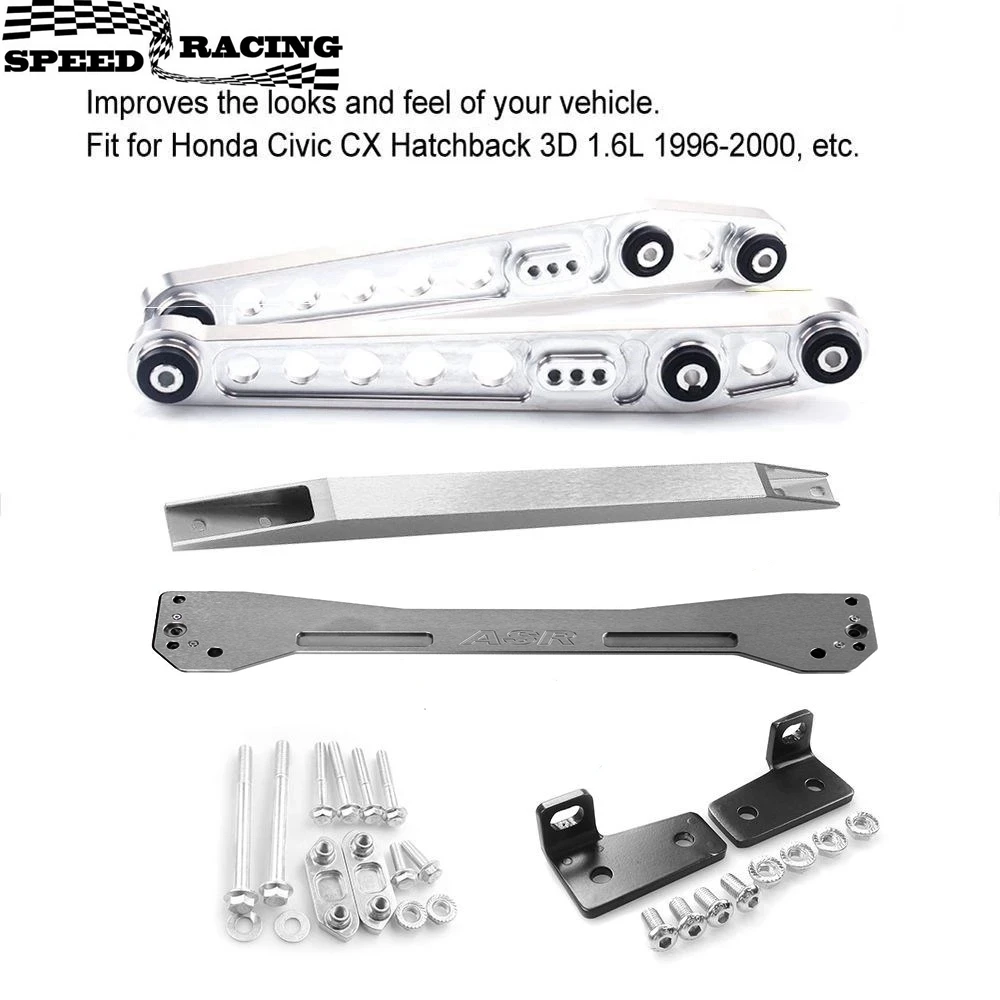 

High Quality Rear Subframe EK + Lower Control Arms Lca EK + Lower Tie Bar EK With ASR Logo FOR Honda Civic 96-00