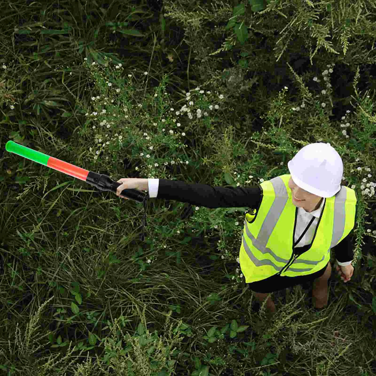 High Lumens Traffic Glow Stick Bright Control Abs Outdoor Wand Sticks