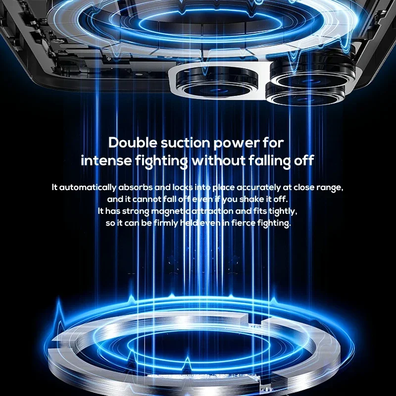 مبرد هاتف MEMO CX10 لأشباه الموصلات مع مشبك مغناطيسي لأضواء RGB على تبريد قوي لتجمد الجليد للألعاب والبث المباشر #5