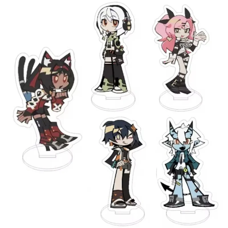 Game Zenless Zone Zero Acrylic Plaque Standee Figure Anby Demara Belle Wise Standing Sign Model Keychain Desk Decor Collection