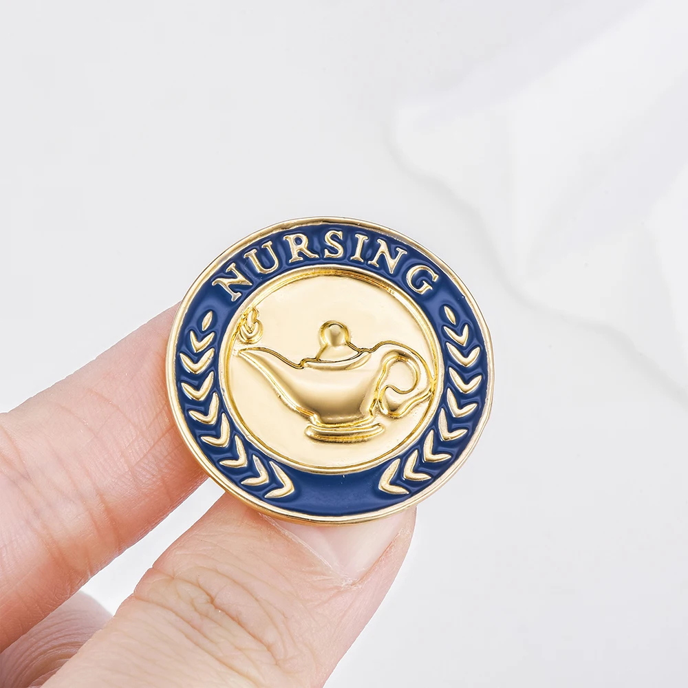 Hanreshe Medical Nursing Enamel Pin Doctor Nurse Jewelry Bag Lapel Brooch Badge Medicine Gifts