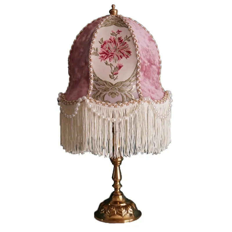 Rose Garden Lamp Wisteria French Vintage Vintage Brass Bedroom Living Room Ambience Desk Lamp