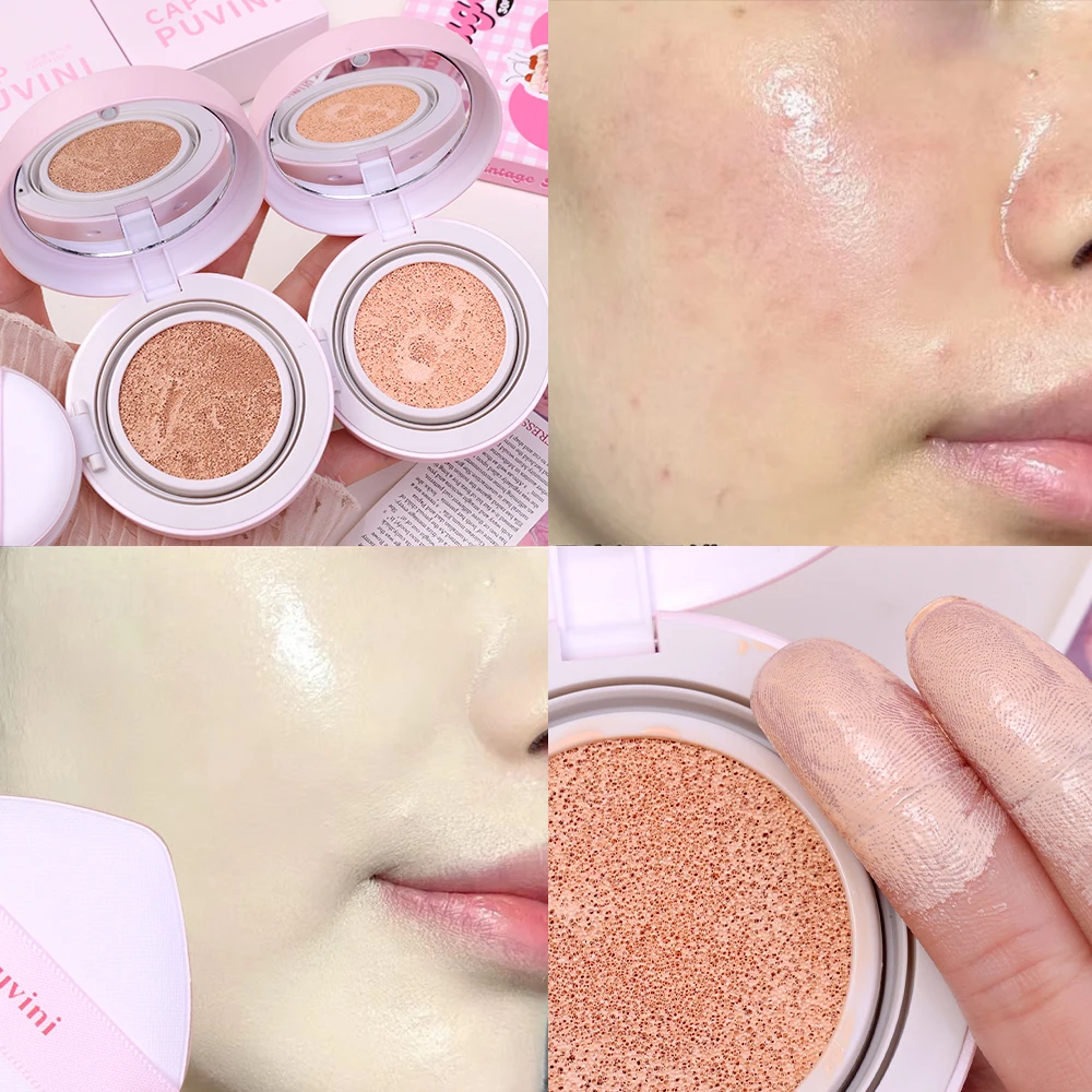 Air Cushion BB Full Coverage Waterproof Long-lasting Concealer Oilcontrol  Foundation Moisturizer BB Cream Korean Makeup