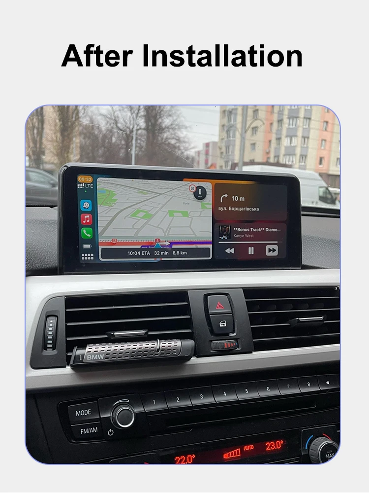 AUTOTOP CarPlay Screen For BMW 1 2 3 4 Series F20 F21 F30 F31 F32 F33 F34 Car Multimedia Player Wireless Carplay Android Auto