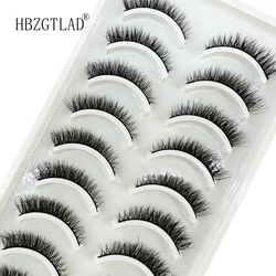 NEUE 5/10Pairs 3D Nerz Wimpern Natürliche Haar Falsche Wimpern Lange 100% Dramatische Auge MakeupFake Wimpern Flauschigen Cilios wimpern