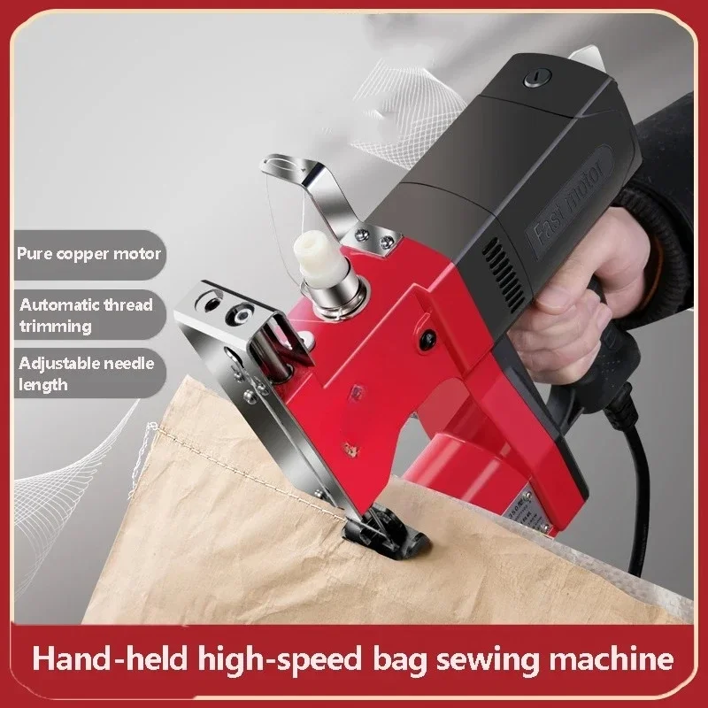 

Portable Sewing Sealer Industrial Electric Sewing Machine Sealer Sealing Woven Bag Packing Automatic Home High-Speed 220V