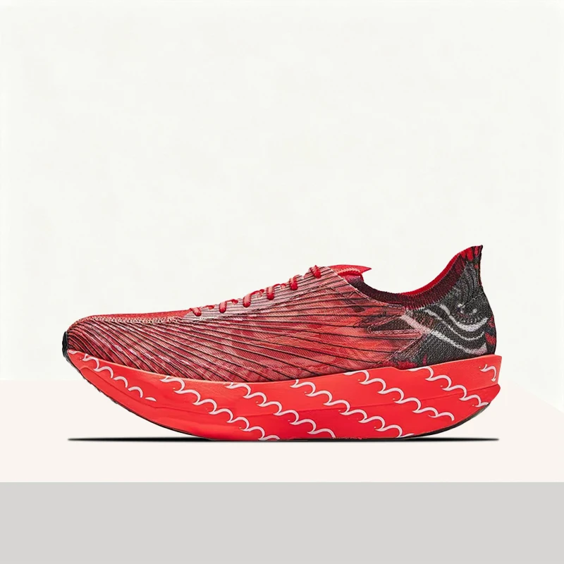 Anta C202 G9 Men's Neon Red/Black/Classic Red Low-Top Fashion Runners – Comfortable Fabric Sole & Durable Fit 912625557-2