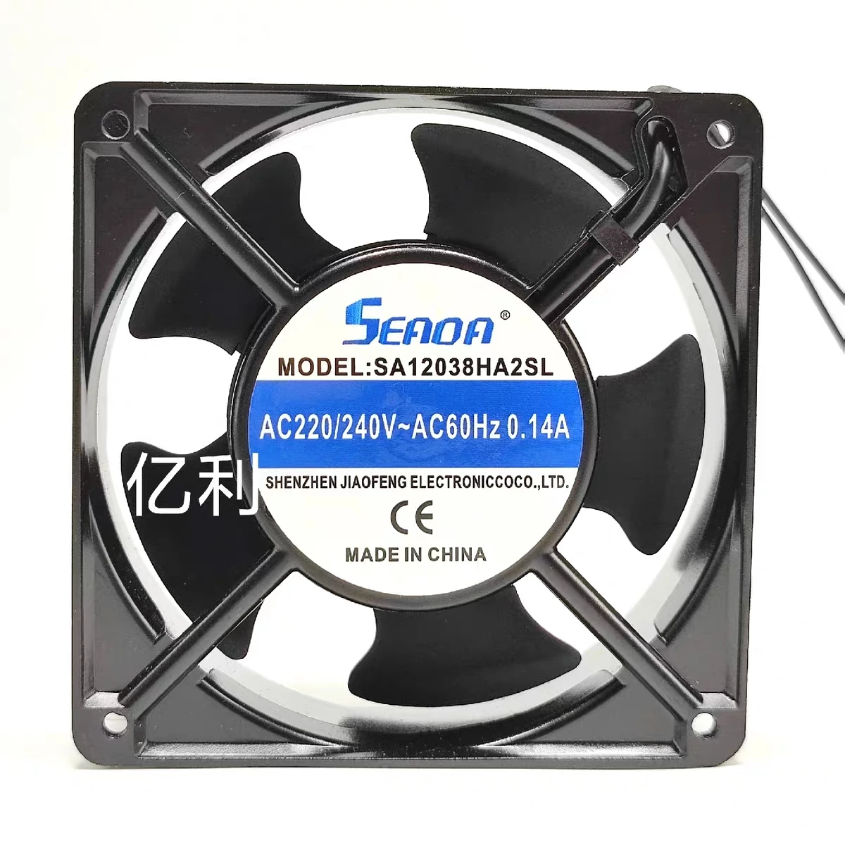 

SACDC SA12038HA2SL AC 220V 0.14A 120x120x38mm 2-Wire Server Cooling Fan