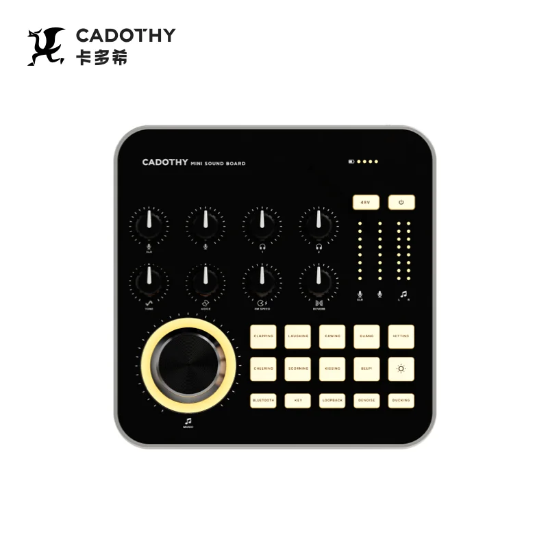 CADOTHY Low Price Good Quality High-Performance Live Broadcast Sound Card Sns01 Professional Audio
