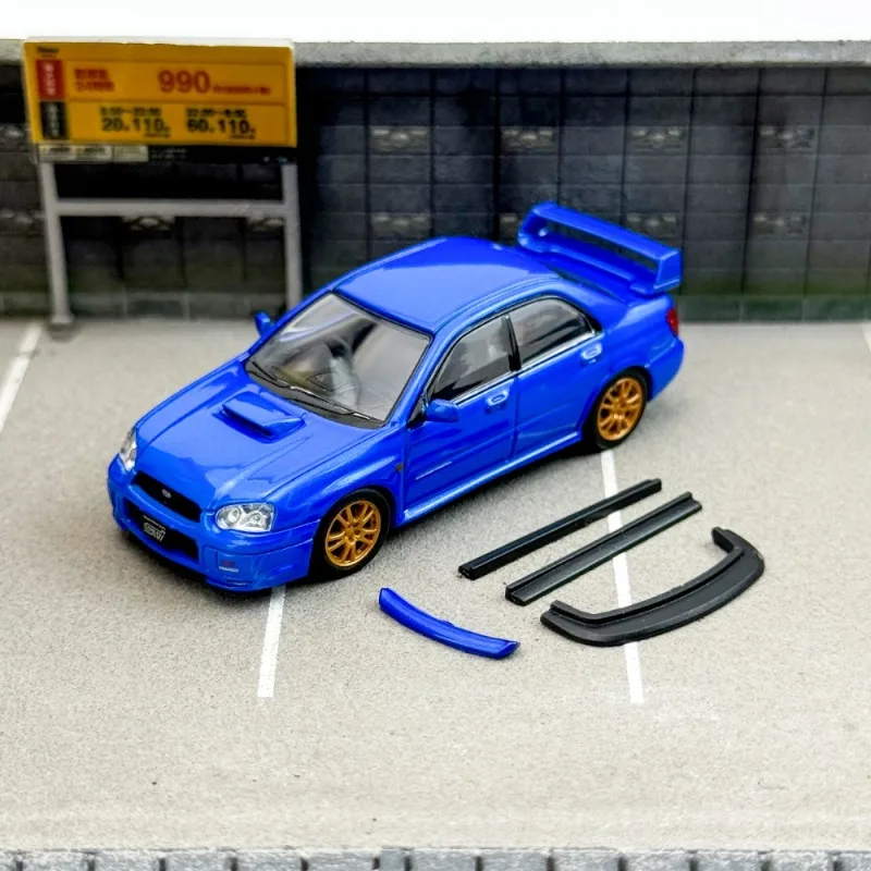 Diecast 1/64 Scale Subaru Impreza WRX STi 8 Generation Station Wagon Car Model Alloy Subaru Impreza WRX STi Sedan Car Model